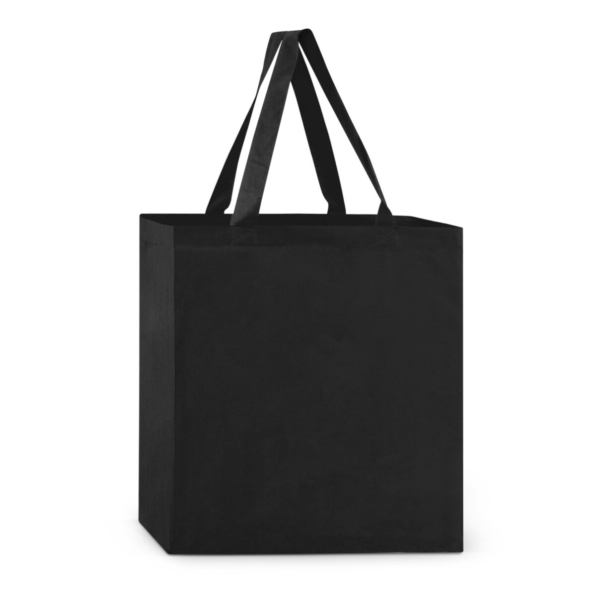 Large Cotton Tote Bag - H 420mm x W 370mm x Gusset 90mm with Short Handles Front
